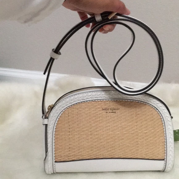 Kate Spade Riley Straw Dome Crossbody - Picture 3 of 6